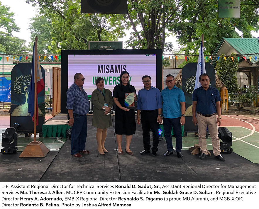 Misamis University receives recognition from DENR - R10